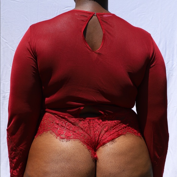 Brand NEW PLUS SIZE sheer lace teddy - Picture 2 of 3